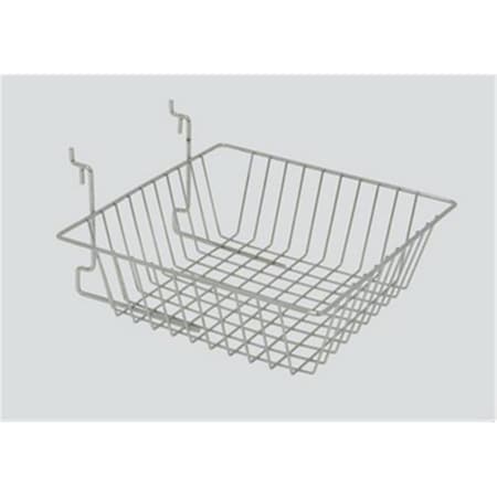 Dwellingdesigns BSK13CH 12 x 12 x 4 in Small Basket Chrome DW1104881